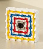 Plus-Plus Mondrian Creation